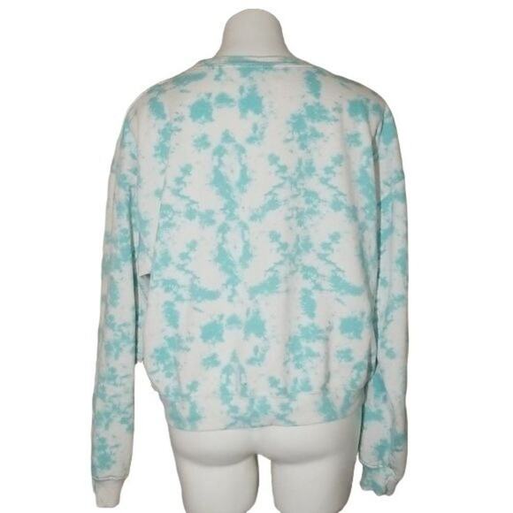 Journey Blue Tie Dye Crop Sweatshirt - Picture 2 of 8